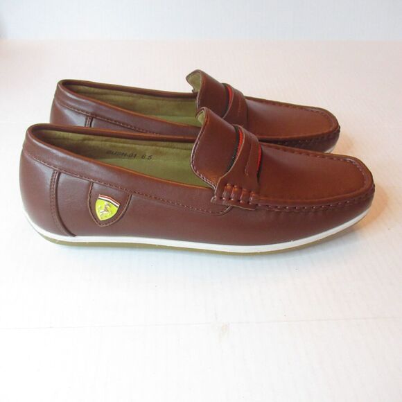 Bruno Marc Men's Brown Bush-01 Driving Loafer/Shoes Size (6.5) - Picture 1 of 9